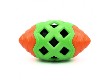 PET BASKET Rugby Crinkle Chew Toy